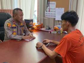 Warga Tangkap Pelaku Begal Bersenjata Tajam di Jalan Lele Pekanbaru