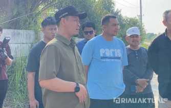 Perbaikan Jalan Uka Kewenangan 2 Wilayah, Wako Pekanbaru Telepon Bupati Kampar