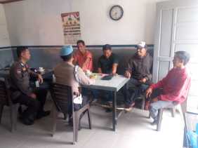 Polsek Batang Tuaka Ajak Warga Kelurahan Sungai Piring Jaga Kamtibmas Jelang Pilkada 2024