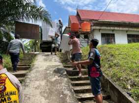 Logistik Pemilu 2024 Dikawal Ketat ke Tambusai, Kapolres Rohul Tinjau Gudang PPK