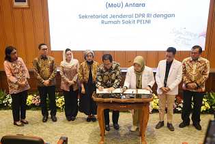 Setjen DPR - RS Pelni Tingkatkan Jaminan Pelayanan Kesehatan bagi Dewan dan Pegawai