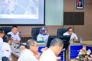 Wabup Kampar Misharti Pimpin Rapat Pembebasan Lahan Jembatan Teratak Buluh, BPJN Pastikan Dana Siap