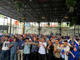 Agung dan Markarius Hadiri Deklarasi Team Sahabat AMAn, Siap Tempur di Pilkada Pekanbaru 2024