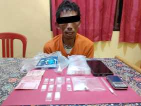 Polsek Logas Tanah Darat Ungkap Kasus Peredaran Narkotika Jenis Sabu, Pastikan Keamanan Pilkada 2024