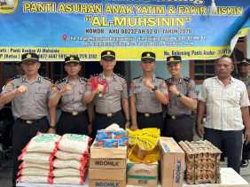 Siswa Setukpa Lemdiklat Polri Angkatan 54 Gelombang II Gelar Baksos di Panti Asuhan Pekanbaru