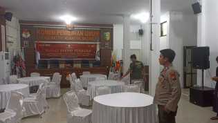 Polres Kuansing Lakukan Pengamanan di Kantor KPU untuk Ciptakan Kondisi Aman Pilkada Serentak 2024