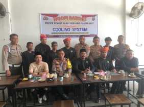 Kapolsek Rengat Barat Ajak Tameng Adat Mari Ciptakan Pilkada Damai