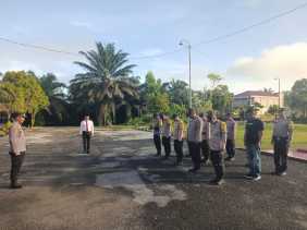 Polsek Singingi Hilir Perketat Pengamanan Kampanye Cagubri dan Cawagubri