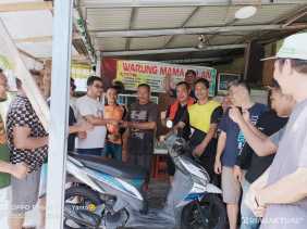 Warga Sidomulyo Barat Patungan Beli Motor Untuk Korban Curanmor