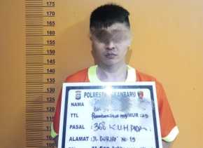 Ngaku Sebagai Polisi, Residivis ini Rampas Handphone Warga Pekanbaru