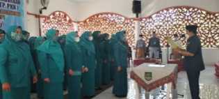 Bupati Sukiman Lantik dan Kukuhkan Pengurus TP PKK