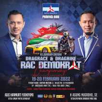 Demokrat Riau Gelar Kejurda Drag Race dan Drag Bike Piala AHY