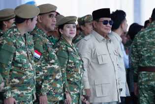 Hadiri Apel Gelar Pasukan dan Kehormatan Militer, Puan Harap TNI Makin Solid