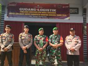 Patroli Sinergitas TNI-Polri di Kuansing: Pantau Kantor KPU, Bawaslu, dan Gudang Logistik untuk Pilkada 2024