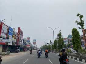 Kembali Dikepung Kabut Asap, Kualitas Udara Pekanbaru Tidak Sehat