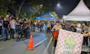 Gas Pol Tanpa Was-Was, Polda Riau Resmikan Lintasan Drag Bike
