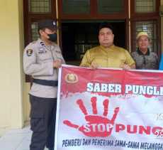 Polsek Bandar Sei Kijang Sampaikan Terkait Saber Pungli kepada Supir Lintas Provinsi dan Aparatur