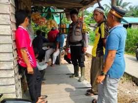 Cooling System Jelang Pilkada 2024: Polsek Batang Tuaka Imbau Warga Jaga Persatuan