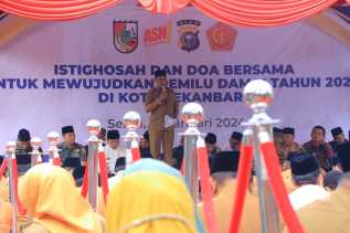 Pj Wako Imbau Masyarakat Jangan Terpengaruh Hoaks dan Politik Uang