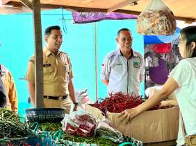Begini Hasil Tinjauan Disperindag Pekanbaru di Pasar Cik Puan