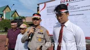 Perkara Pengalungan Bendera Merah Putih di Bengkalis Diselesaikan Lewat Restorasi Justice