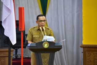 Pemda Kampar Sampaikan Jawaban atas Pandangan Umum Fraksi DPRD Terkait RPP APBD 2024