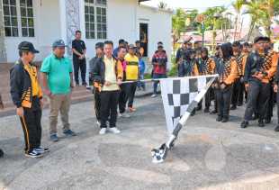 Lepas Kontingen Popda Riau ke-XVl, Bupati Rohil Targetkan Juara Umum