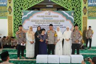 Maulid Nabi, Polres Rohul Gelar Doa Bersama untuk Wujudkan Pilkada 2024 Aman dan Kondusif
