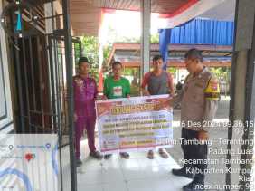 Polsek Tambang Gelar Cooling System untuk Jaga Kondusivitas Pasca Pilkada 2024