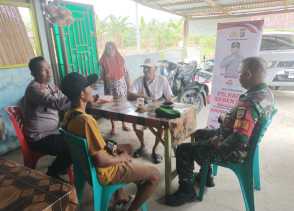 Patroli Sinergitas Polri-TNI Kerumutan dalam Rangka Harkamtibmas Pilkada