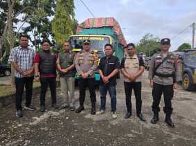 Pengamanan Logistik Pilkada 2024, Kapolsek Rimba Melintang Pastikan Distribusi Aman dan Lancar