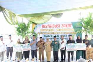 Hore! 1.153 Mahasiswa Kampar Terima Beasiswa Baznas, Wabup: Jangan Lupakan Orang Tua