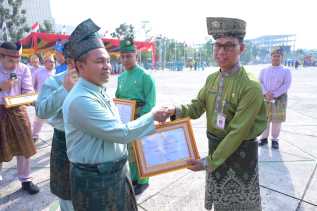 Pemkab Bengkalis Hadiri HUT ke-68 Provinsi Riau, Gubernur Canangkan Gerakan Menanam Pohon