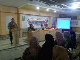 Polsek Tempuling Sosialisasikan Pemilu Damai 2024 dalam Bimtek Petugas PTPS