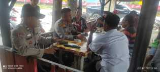 Kapolsek Tambang Kembali Sampaikan Pesan Pemilu Damai