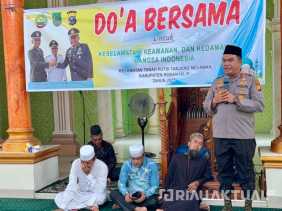 Doa Bersama di Rohil, Kapolsek TPTM: Wujud Kepedulian Polri untuk Kedamaian Bangsa