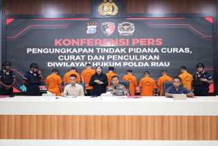 Sindikat Pembobol Minimarket, Penculik, dan Jambret Digulung Polda Riau!