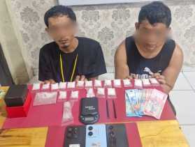 Dua Pengedar Narkoba Jaringan Kandis Dibekuk Polres Siak