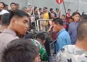 Kapolres Kuansing Belum Bisa Pastikan Penyebab Dua Perwiranya Terjatuh dari Paramotor