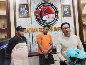 Tim Opsnal Satresnarkoba Polresta Pekanbaru Tangkap Penjemput Narkoba di Sulawesi Selatan