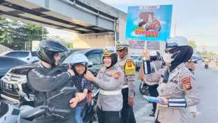 Pasca Pilkada Riau 2024, Ditlantas Polda Riau Gencar Kampanye Keselamatan Berlalu Lintas