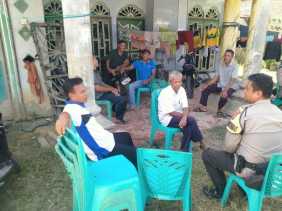 Bhabinkamtibmas Rimba Melintang Ajak Warga Jaga Pilkada Damai di Rokan Hilir