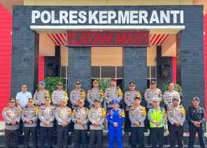 Cek kesiapan Pemilu, wakapolda Riau Supervisi Kesiapan Pengamanan Pungut Suara di Kabupaten Kepulauan Meranti