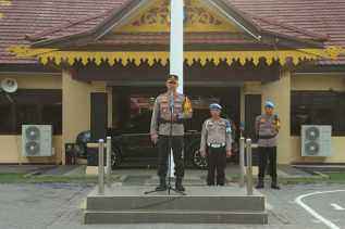 Kapolres Inhu Sambut 2 Pleton Personel BKO Polda Riau, Siap Amankan Pilkada