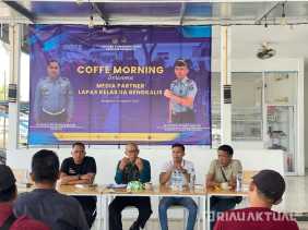 Lapas Bengkalis Gelar Coffee Morning Bersama Media, Bahas Program Pembinaan dan Remisi