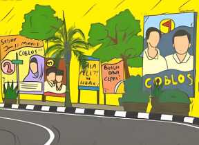 Pengamat Kritisi Cakada yang Pasang Spanduk di Pohon: Belum Tentu Efektif dan Merusak!