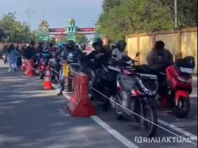 Sistem Tiket Roro Bengkalis Dikeluhkan Pengguna, Kadishub Tak Tampak di Lokasi