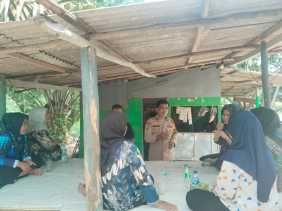 Dekat Hari H, Polsek Batang Gansal Gencar Sosialisasi Anti Golput