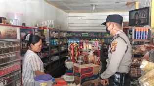 Disiplinkan Masyarakat Terhadap Prokes, Polsubsektor Pelalawan Gelar Operasi Yustisi