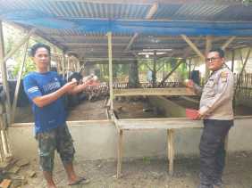 Polsek Bangko Pusako Gelar Pembinaan Ketahanan Pangan di Kepenghuluan Bangko Sempurna